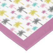 Tropisch patroon van kleurrijke palmboom tafelkleed (Gekanteld)