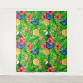 Tropisch patroon wandkleed (Voorkant)