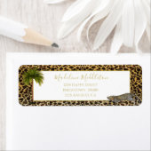 Tropisch persoonlijk etiket (Insitu)