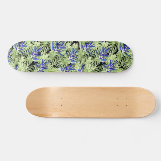 Tropisch plant 2 skateboard (Horizontaal)