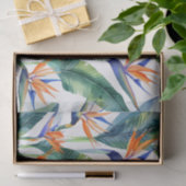 Tropisch plant- en bloemmotief tissuepapier (Geschenk)