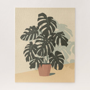 Tropisch Plant. Monstera Legpuzzel
