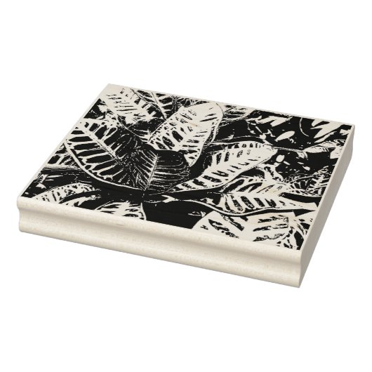 Tropisch Plant Rubberstempel (Stempel)