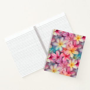 Tropisch Plumeria Frangipani Spiral Notitieboek