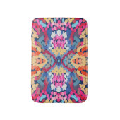 Tropisch Plumeria Spotted Flowers Tegel Pattern Badmat (Voorkant Verticaal)