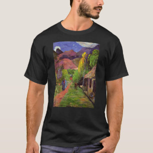 Tropisch polynesiaans Paul Gauguin Art Rue de Tahi T-shirt