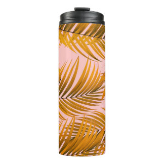 Tropisch realistische leest Pattern Trendy Mode C Thermosbeker