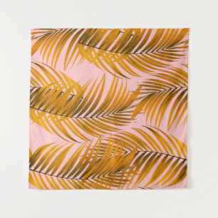 Tropisch realistische leest Pattern Trendy Mode C Wandkleed