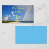 Tropisch regenboogstrand visitekaartje (Voorkant / Achterkant)