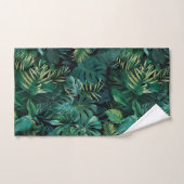 Tropisch regenwoud bladeren bad handdoek (Handdoek)