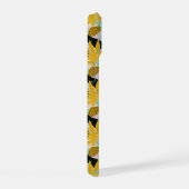 Tropisch regenwoud bladeren patroon iPhone 15 hoesje (Rechterkant)
