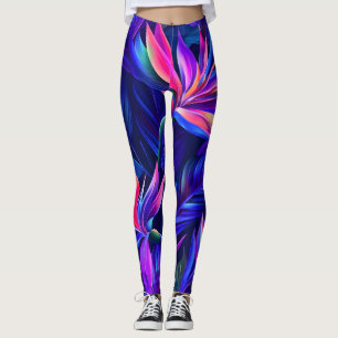 tropisch regenwoud van middernacht leggings