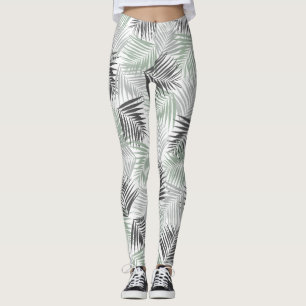 Tropisch retro patroon #5 #palms #decor #art leggings