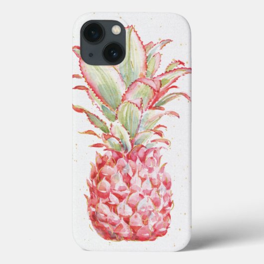 Tropisch | Roze ananas Case-Mate iPhone Case (Achterkant)