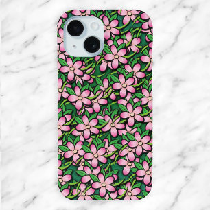 Tropisch roze en groen Floral Patroon