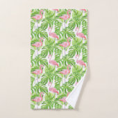 Tropisch Roze Flamingo Bad Handdoek (Handdoek)