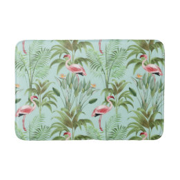 Tropisch Roze Flamingo Badmat