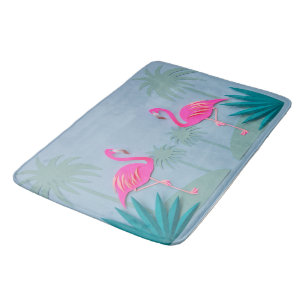 Tropisch roze flamingo Bathroom Rug Mat Home Decor