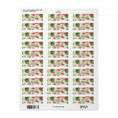 Tropisch Roze Flamingo Design Return Label (Full Sheet)