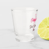 Tropisch Roze Flamingo Girl's Weekend Shot Glas (Links)