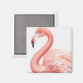 Tropisch | Roze Flamingo Magneet (Voorkant / Achterkant)