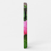 Tropisch roze Hibiscus Anole Lizard Aangepast Case-Mate iPhone Case (Achterkant/links)