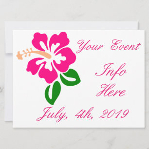 Tropisch roze hibiscus flower Thunder_Cove