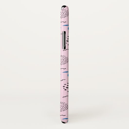 Tropisch roze Memphis Style Pattern Case-Mate iPhone Case (Achterkant / rechts)