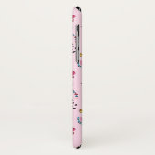 Tropisch roze Memphis Style Pattern Case-Mate iPhone Case (Achterkant/links)