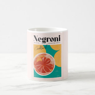 Tropisch roze negroni Cocktail Retro Koffiemok