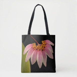 Tropisch roze orchidee draagtas