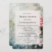 Tropisch Roze Witte Hibiscus Bloemen Vrijgezellenf Kaart (Voorkant / Achterkant)