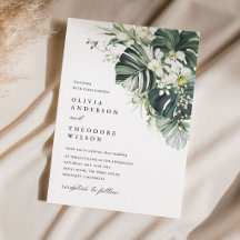 Tropisch saliegroen Monstera-huwelijk