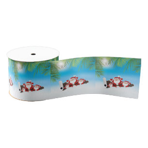 Tropisch Santa Ribbon Grosgrain Lint