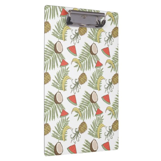 Tropisch schetsenpatroon klembord (Rechts)