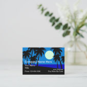 Tropisch Schilderachtig Visitekaartje (Staand voorkant)