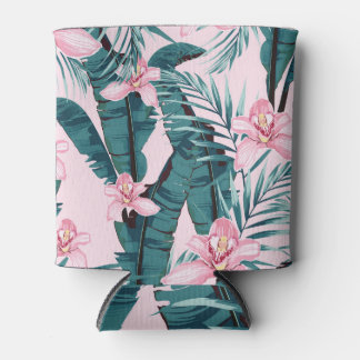 Tropisch schilderij, palm, bananenblad blikjeskoeler