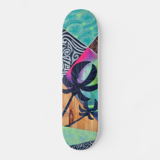 Tropisch skateboarden skateboard (Voorkant)