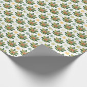 Tropisch sleufpatroon cadeaupapier (Hoek)