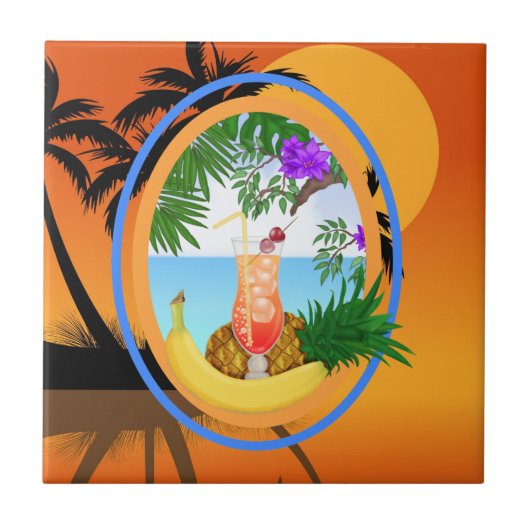 Tropisch - SRF Tegeltje (Voorkant)