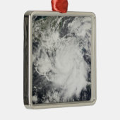 Tropisch Storm Alma Metalen Ornament (Rechts)