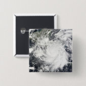 Tropisch Storm Alma Vierkante Button 5,1 Cm (Voorkant /achterkant)