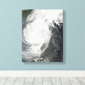 Tropisch Storm Canvas Afdruk (Insitu (Houten vloer))