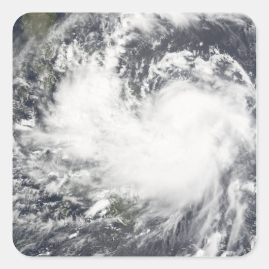 Tropisch Storm Chanchu 2 Vierkante Sticker (Voorkant)