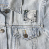 Tropisch Storm Chanchu Vierkante Button 5,1 Cm (In situ)