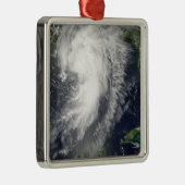 Tropisch Storm Cindy Metalen Ornament (Rechts)