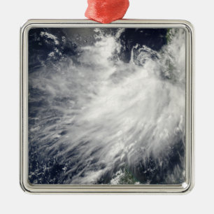 Tropisch Storm Conson Metalen Ornament