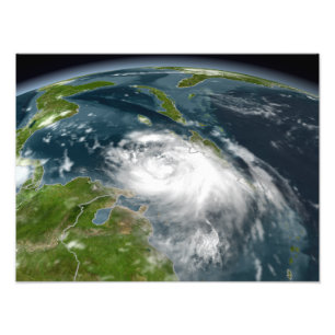 Tropisch Storm Dennis Foto Afdruk