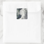 Tropisch Storm Dianmu Vierkante Sticker (Tas)