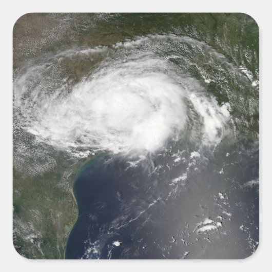 Tropisch Storm Edouard 2 Vierkante Sticker (Voorkant)